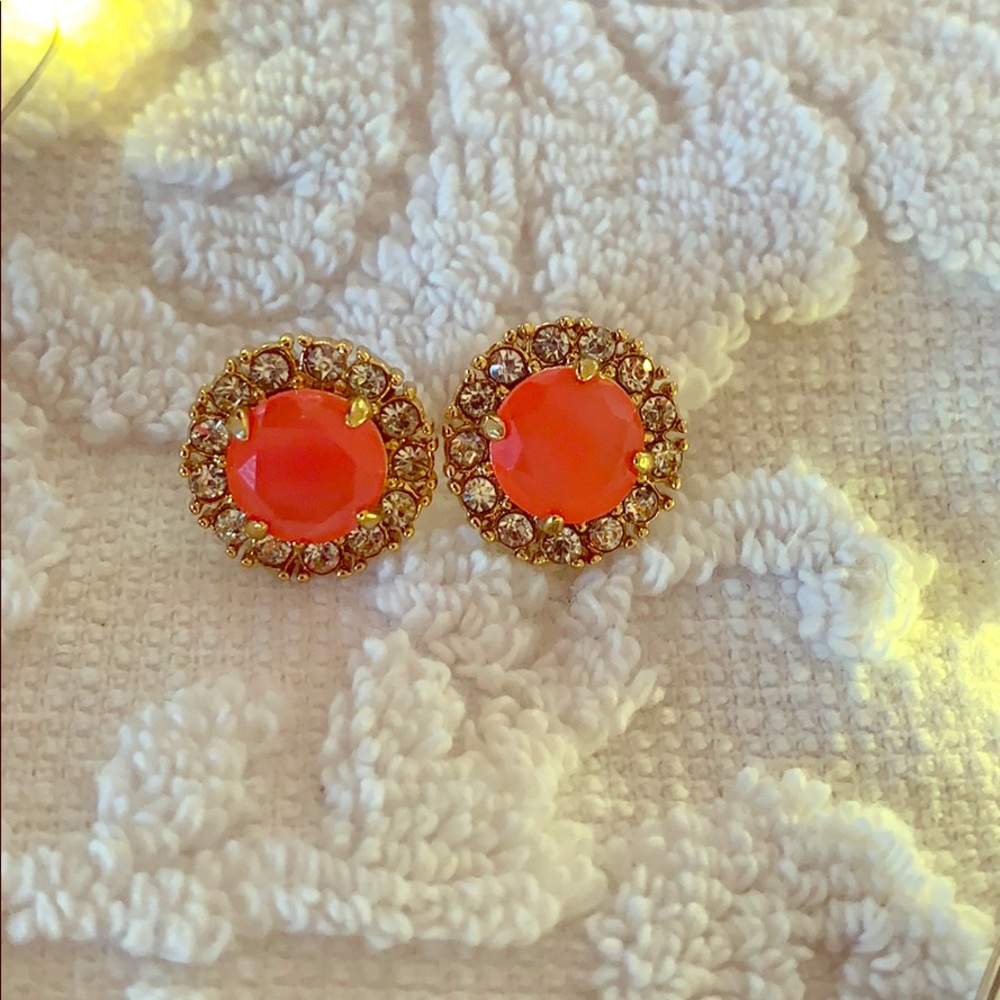 Kate Spade Neon Pink Earrings